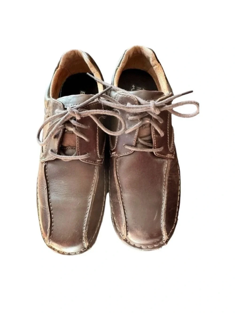 Nunn Bush Lites Mens Brown Princeton Oxford Lightweight Dress Shoes